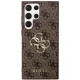 Guess 4G Big Metal Logo Case for Samsung Galaxy S24 Ultra Brown