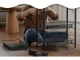 3-Tier Metal Rolling Storage Cart, Black