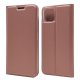 Google Pixel 4 Magnetic Adsorption Leather Card Holder Case Cover, Pink