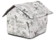 Pet House and Bed for Dogs and Cats, Size M, Beige