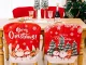 Christmas Chair Back Cover Merry Christmas, 58x48 cm