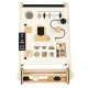 Educational Baby Wooden Walker Interactive Pusher with Sorter