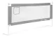 Ecotoys Bed Guard Rail for Kids, 200 cm, Grey/White