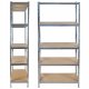 Malatec 23766 Warehouse Storage Shelf Rack, 220x100x45cm