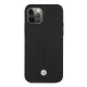 BMW iPhone 12 Pro Max Case Perforated Sides, Black