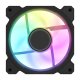 Darkflash DR08 3-in-1 120mm PWM A-RGB Cooling Fan Set Black