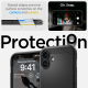 Spigen iPhone 16 Plus vāciņš Tough Armor MagSafe ar statīvu, melns