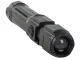 Rechargeable Tactical LED Flashlight with Zoom XPE LED, Black