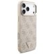 Guess 4G PU Leather MagSafe Case for iPhone 17 Pro Max, Pink