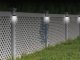 Solar Garden RGB LED Light Lamp for Stairs Terrace Fence with Dusk Sensor