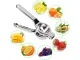 Metal Manual Lemon and Citrus Juicer, 20.5 cm, Silver