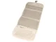 Foldable Travel Toiletry Bag with Hanging Hook, Beige