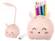 Kids LED Night Light with Organizer and Phone Stand, Pink