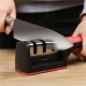 Ruhhy 3-Stage Knife Sharpener, Red