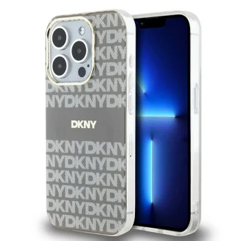 DKNY iPhone 15 Pro Max Case IML Mono & Stripe MagSafe, Black