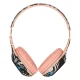 Wireless Over-Ear Headphones with RGB Light 200mAh, Pink