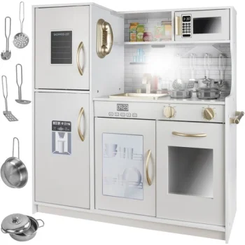 Kruzzel 22117 Kids Wooden Toy Kitchen