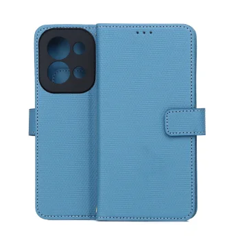 Smart Triangle Wallet Case for Xiaomi Redmi 15C 4G / 5G EU, Blue