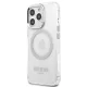 Guess Metal Outline MagSafe Case for iPhone 13 / 13 Pro - Silver