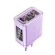 Acefast A45 GaN Charger 65W, 3 Ports (2x USB-C, 1x USB), Purple