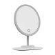 Humanas HS-ML03 Magnifying Makeup Mirror with LED Light and 5x Magnification, White
