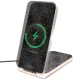 Guess 4G Pattern MagSafe Foldable 2-in-1 15W Inductive Charger, Brown