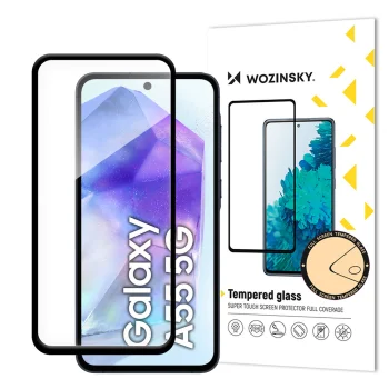 Wozinsky Samsung Galaxy A26 Full Glue Tempered Glass, Black