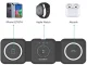 CHOETECH 3-in-1 Magnetic Wireless Charging Stand 15W, Black