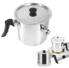 Milk Pot with Whistle, 1.5 L, Stainless Steel