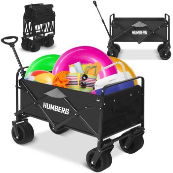 Humberg HM-512 Foldable Transport Cart, 100L Capacity