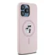 Karl Lagerfeld iPhone 15 Pro Case Silicone Karl & Choupette MagSafe, Pink