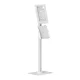 Maclean MC-924 W Lockable Tablet Advertising Floor Stand 12.4\"-13\", White