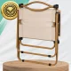 Folding Metal Garden Chair for Patio and Balcony, Portable Camping Chair