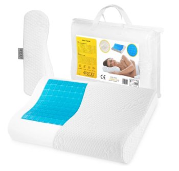 4Fizjo 934 ERGO+ Orthopedic Cooling Memory Foam Pillow 60x40cm, White
