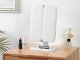 Trifold LED Makeup Mirror with Lights, 2x/3x Magnification, White