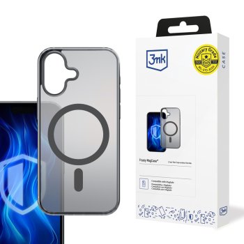 3mk Frosty MagCase for iPhone 16, Black