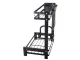 2-Tier Loft Kitchen Organizer Shelf Black