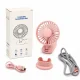 Mini USB Fan, Handheld and Desktop, Pink