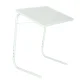 Foldable and Adjustable Laptop Table, 69 cm, White