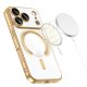 Tech-Protect iPhone 17 Pro Case MagFlex MagSafe, Transparent Gold
