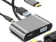USB-C to HDMI 4K / VGA / USB 3.0 / USB-C PD Adapter