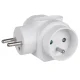Maclean MCE213 Triple Socket, 2x16A, 1x6A, with Earth, White