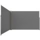 LUARO Retractable Corner Side Awning Patio Privacy Screen 181 x 620 cm, Gray