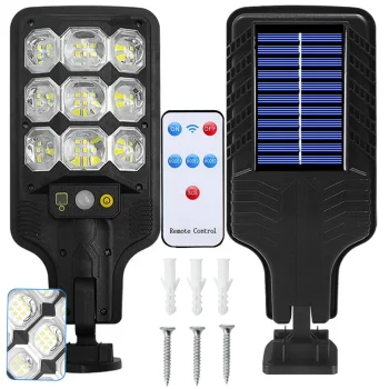 Solar LED Street Light with Motion Sensor and Remote Control HS-8037-A