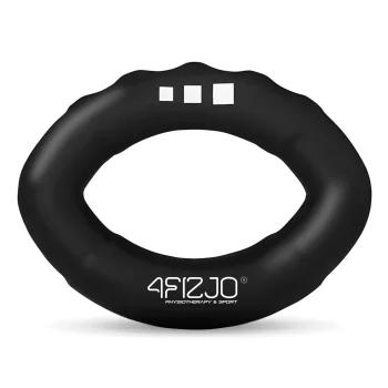 4Fizjo 382 Silicone Hand Grip Strengthener, 27 kg, Black