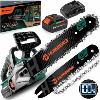 Humberg Hm-436 Cordless Chainsaw, 12"