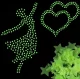 Glow-in-the-Dark Fluorescent Stars, 100 Pcs, Mixed Colors