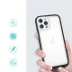 Hybrid Armor Clear 3in1 Case for iPhone 12 Pro Max, Black Frame