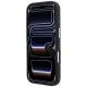Karl Lagerfeld Grained Resin Signature Logo MagSafe Case for iPhone 18 Pro Max / 17 Pro Max - Black