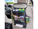 Car Seat Back Organizer with Cooler Bag, Black
